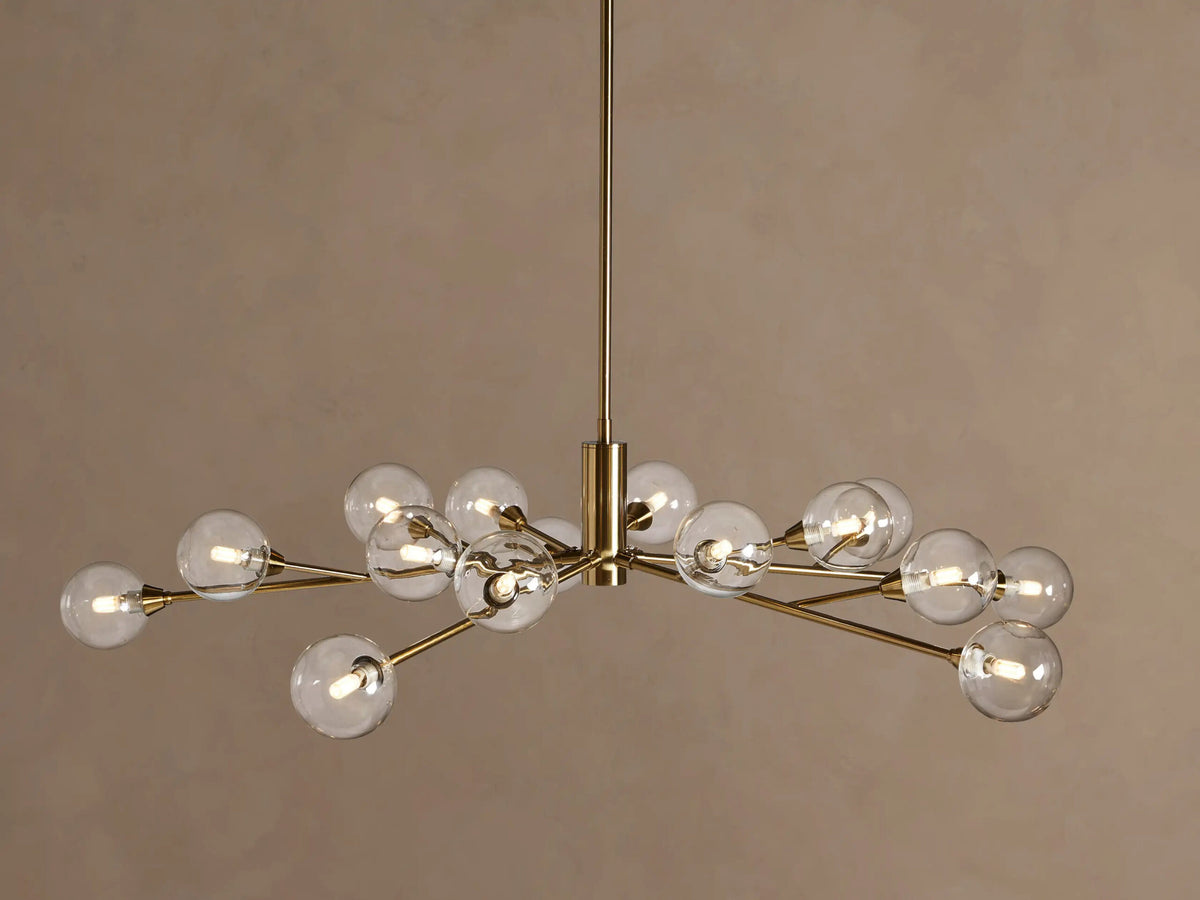 Apollo Iron Globe Chandelier Round LED Light — product view 17