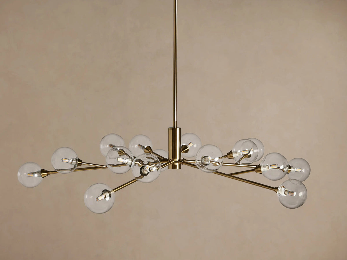 Apollo Iron Globe Chandelier Round LED Light — product view 18