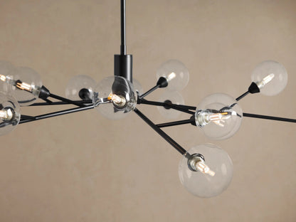 Apollo Iron Globe Chandelier Round LED Light — product view 7