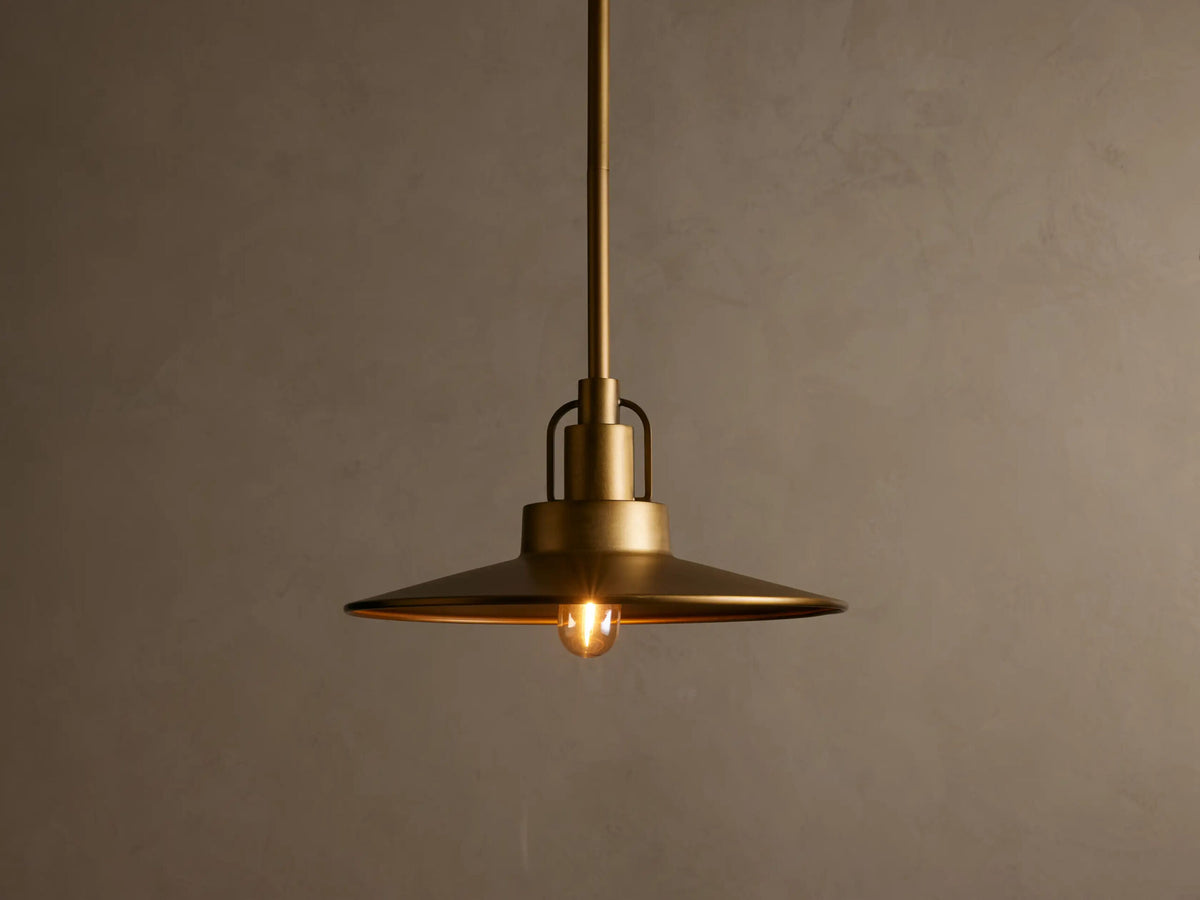 Brass Pendant Light Argent Adjustable Dome — product view 10
