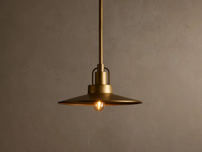 Brass Pendant Light Argent Adjustable Dome — product view 10