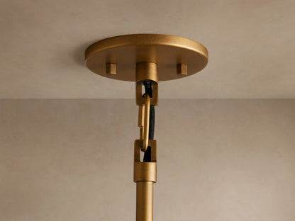 Brass Pendant Light Argent Adjustable Dome — product view 11