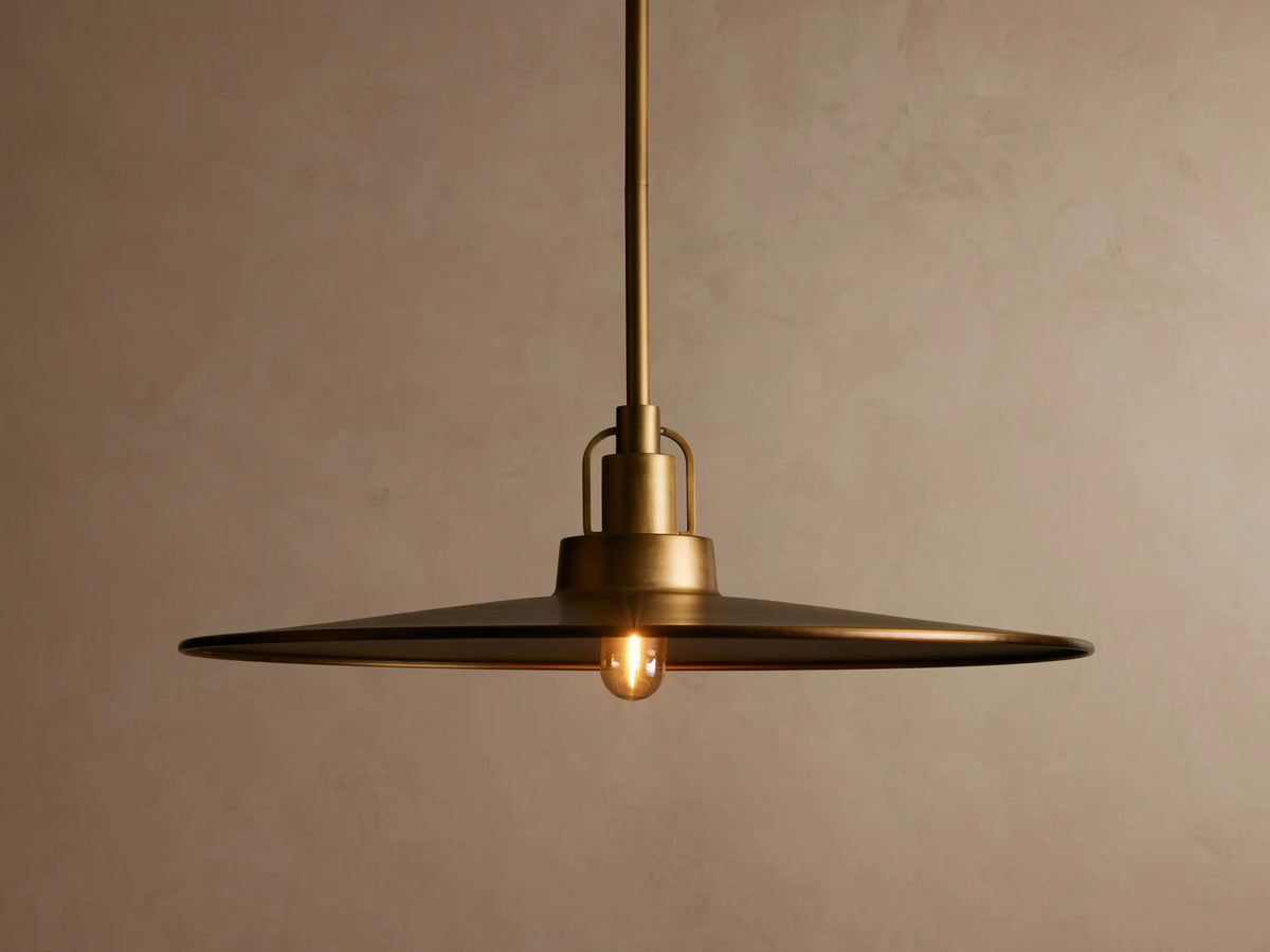 Brass Pendant Light Argent Adjustable Dome — product view 5