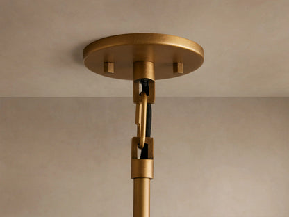 Brass Pendant Light Argent Adjustable Dome — product view 6