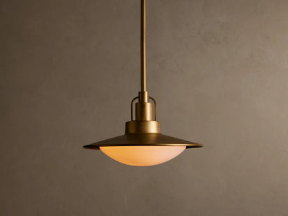 Brass Pendant Light Argent Adjustable Dome — product view 7