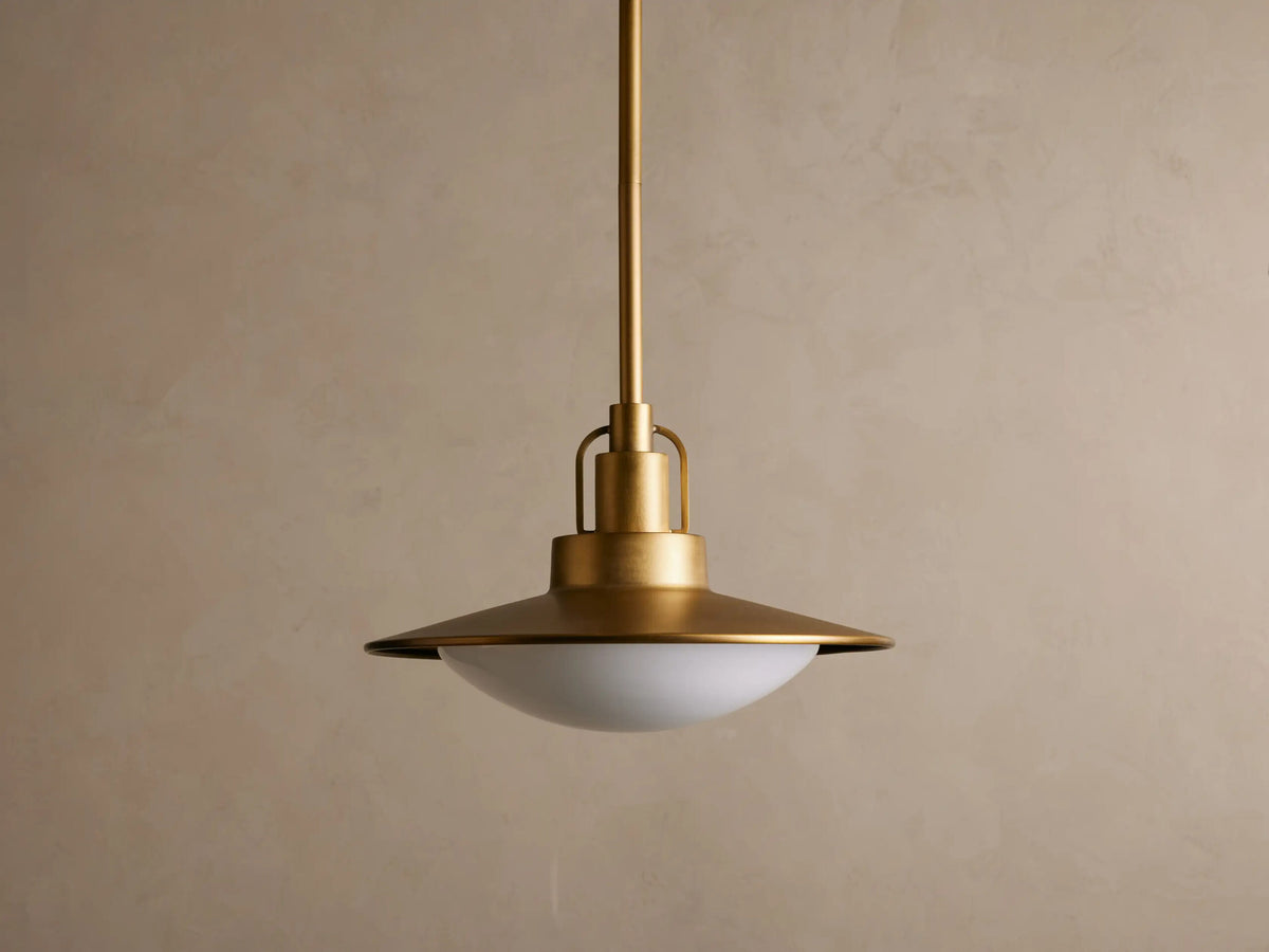 Brass Pendant Light Argent Adjustable Dome — product view 8