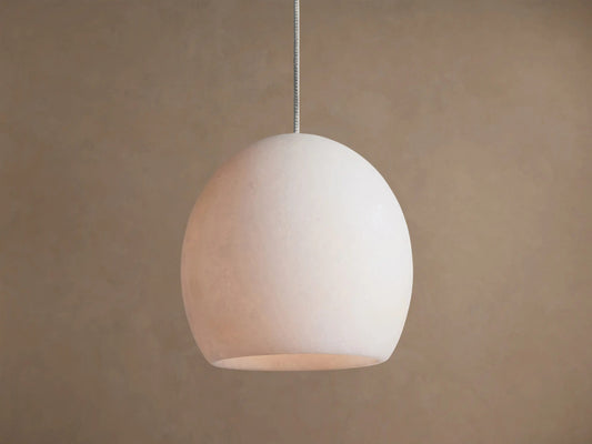 Alabaster Pendant with Adjustable Cable — product view 1