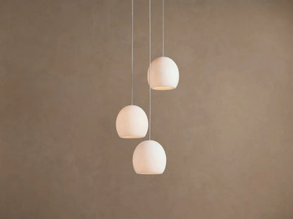 Alabaster Chandelier Round Adjustable Cable Light — product view 1