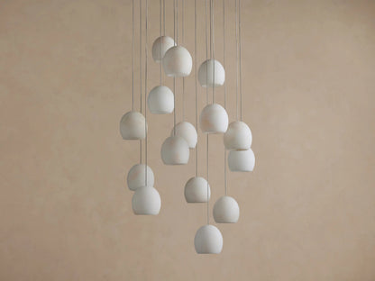 Alabaster Chandelier Round Adjustable Cable Light — product view 13