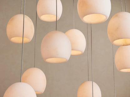 Alabaster Chandelier Round Adjustable Cable Light — product view 14