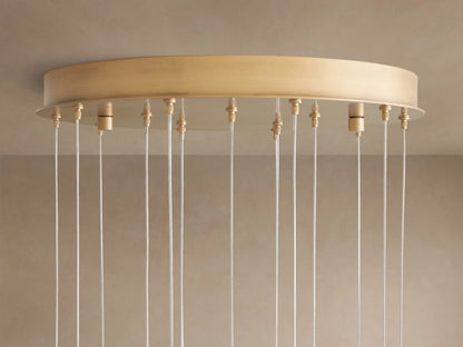 Alabaster Chandelier Round Adjustable Cable Light — product view 15
