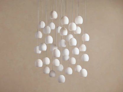 Alabaster Chandelier Round Adjustable Cable Light — product view 18