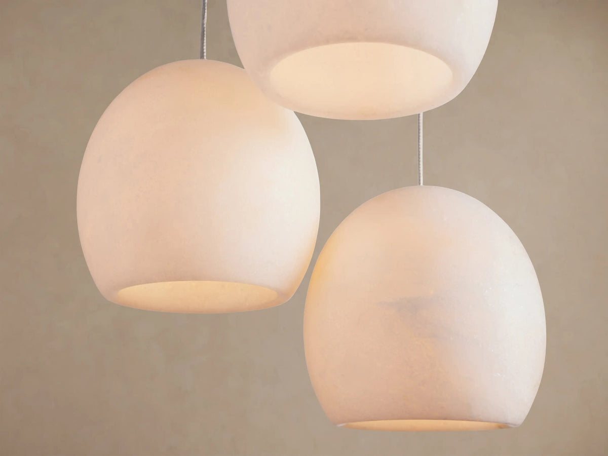 Alabaster Chandelier Round Adjustable Cable Light — product view 4