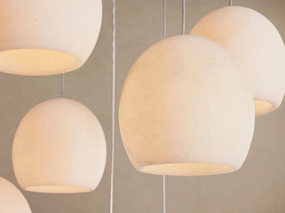 Alabaster Chandelier Round Adjustable Cable Light — product view 9