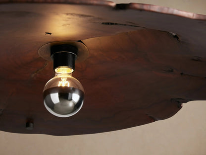 Wood Chandelier Arruga Dome Pendant Light — product view 3