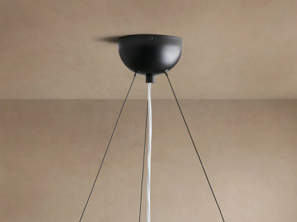 Wood Chandelier Arruga Dome Pendant Light — product view 4