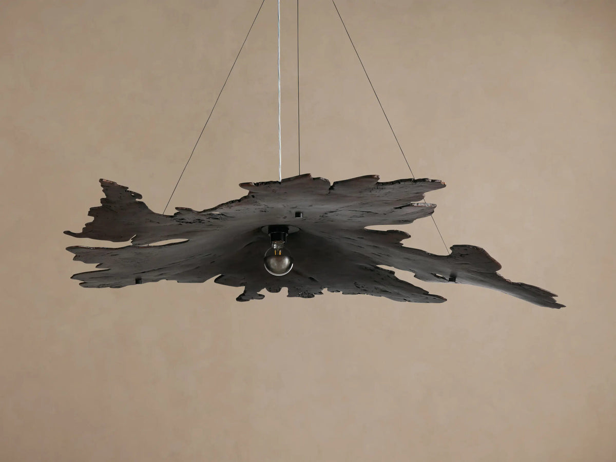 Wood Chandelier Arruga Dome Pendant Light — product view 6