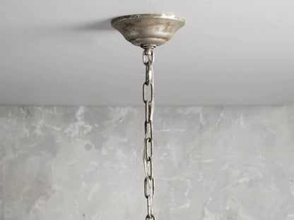 Aubrey Round Silver Crystal Chandelier 4 Tier — product view 4