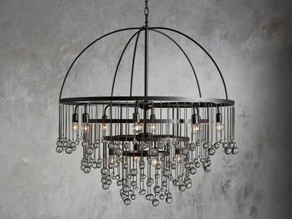 Iron Chandelier Aubrey Round 4 Tier Bronze — product view 1