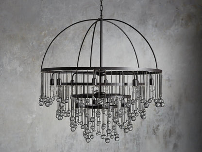 Iron Chandelier Aubrey Round 4 Tier Bronze — product view 2