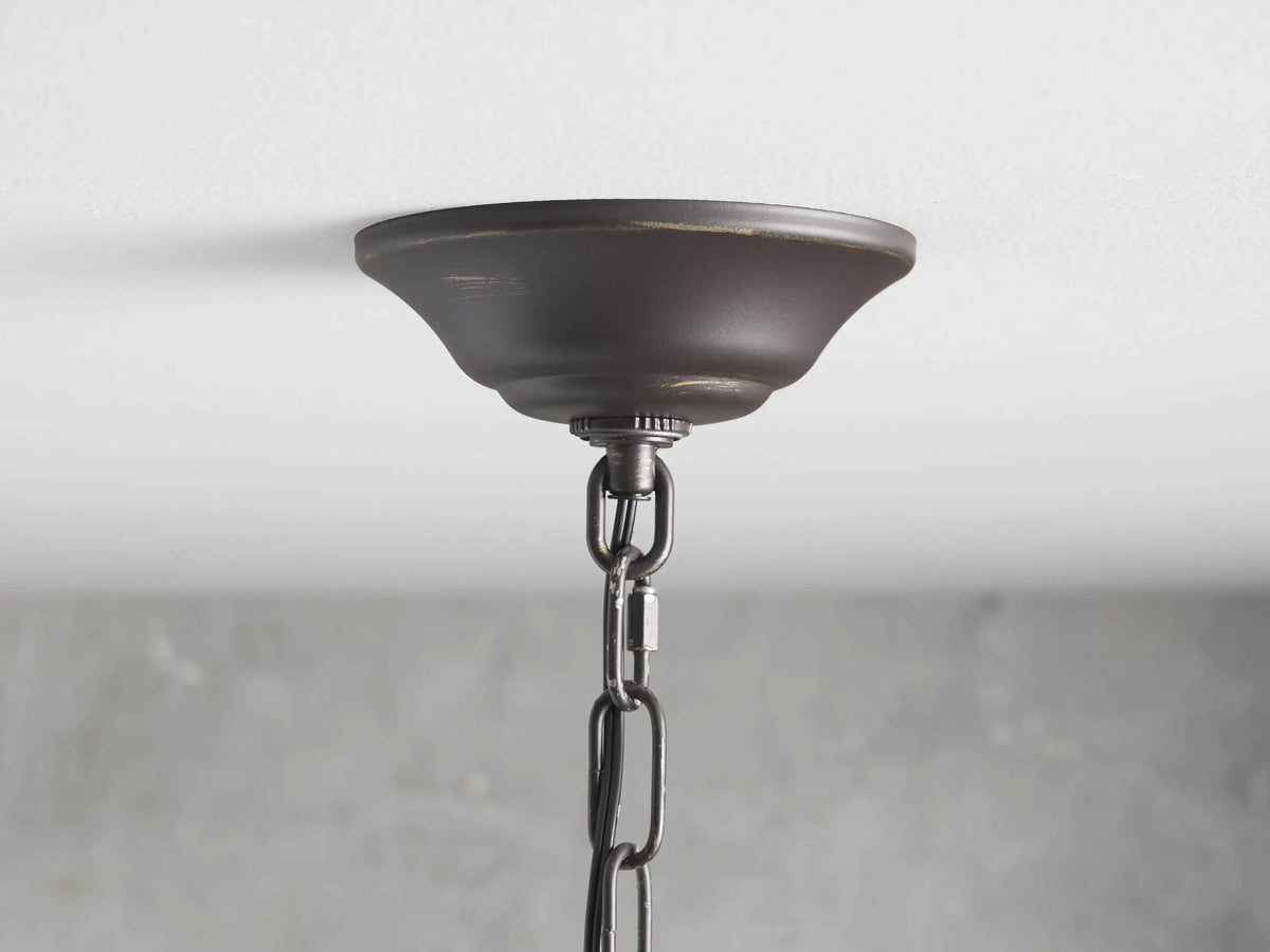 Iron Chandelier Aubrey Round 4 Tier Bronze — product view 4