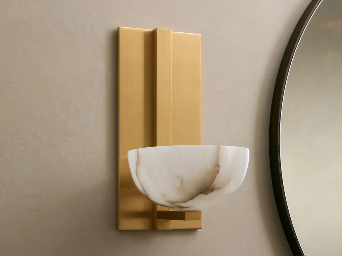 Belmira Alabaster Sconce — product view 2