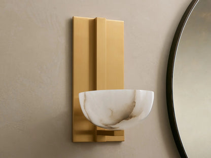 Belmira Alabaster Sconce — product view 2