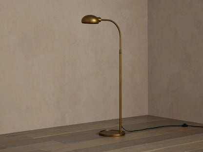 Bergamo Brass Task Lamp — product view 2