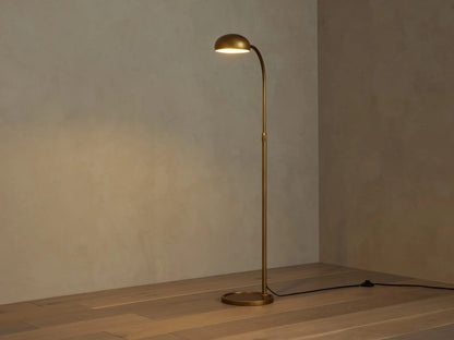 Bergamo Brass Task Lamp — product view 3