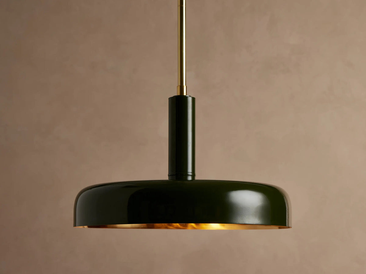 Bonham brass dome pendant — product view 1