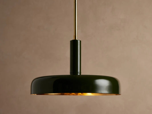 Bonham brass dome pendant — product view 1
