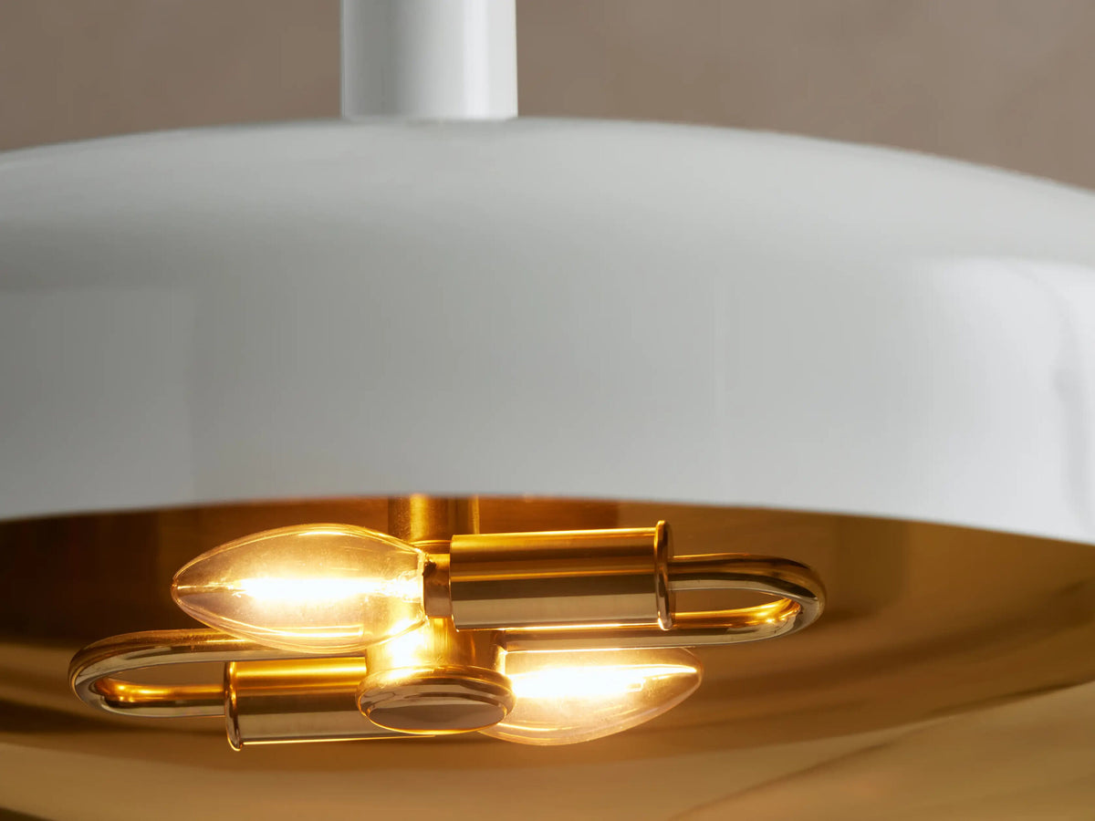 Bonham brass dome pendant — product view 15