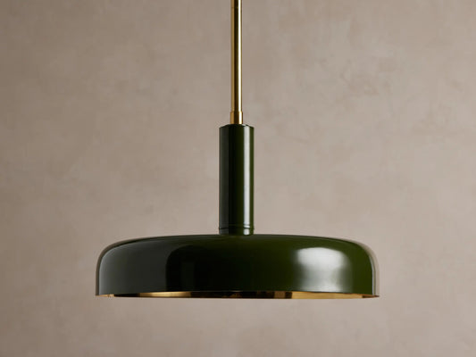 Bonham brass dome pendant — product view 2