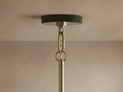 Bonham brass dome pendant — product view 4