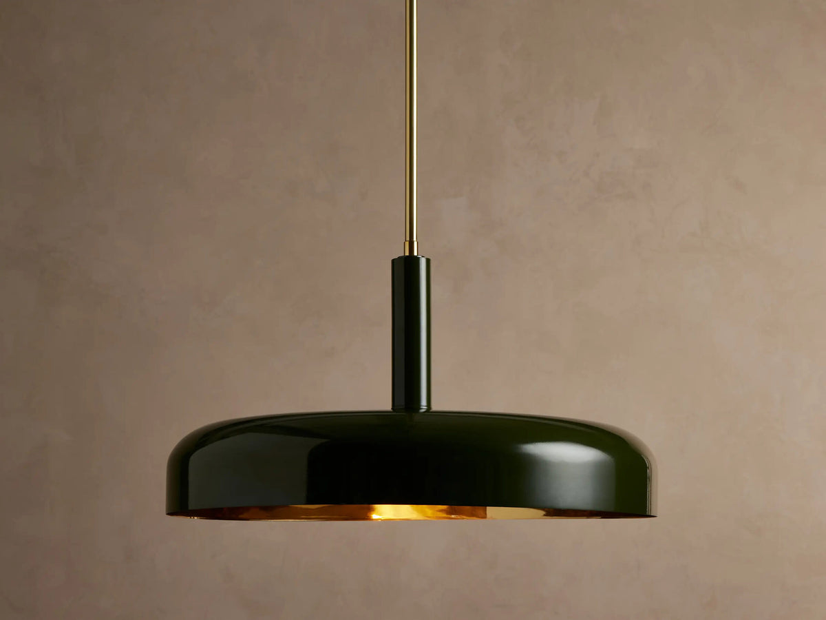 Bonham brass dome pendant — product view 5