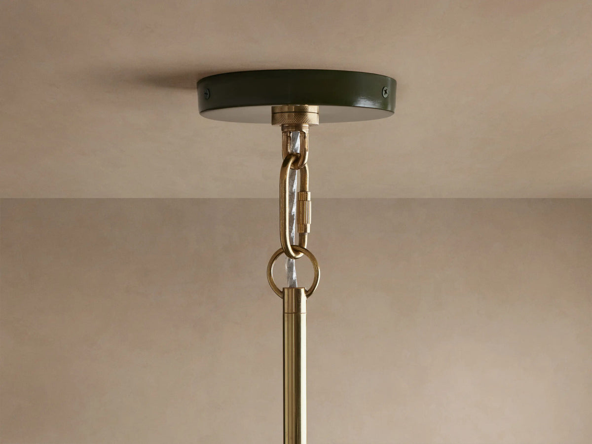 Bonham brass dome pendant — product view 8