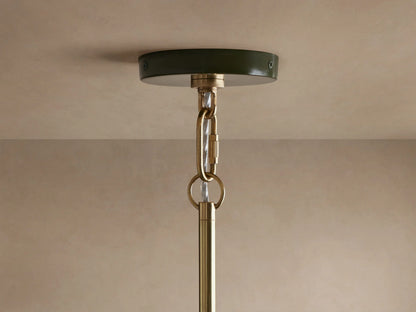 Bonham brass dome pendant — product view 8