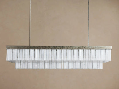 Selenite Chandelier Rectangular 49 Inch — product view 7