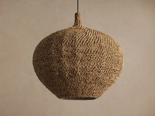 Canela 26 Inch Woven Rope Pendant Light — product view 2