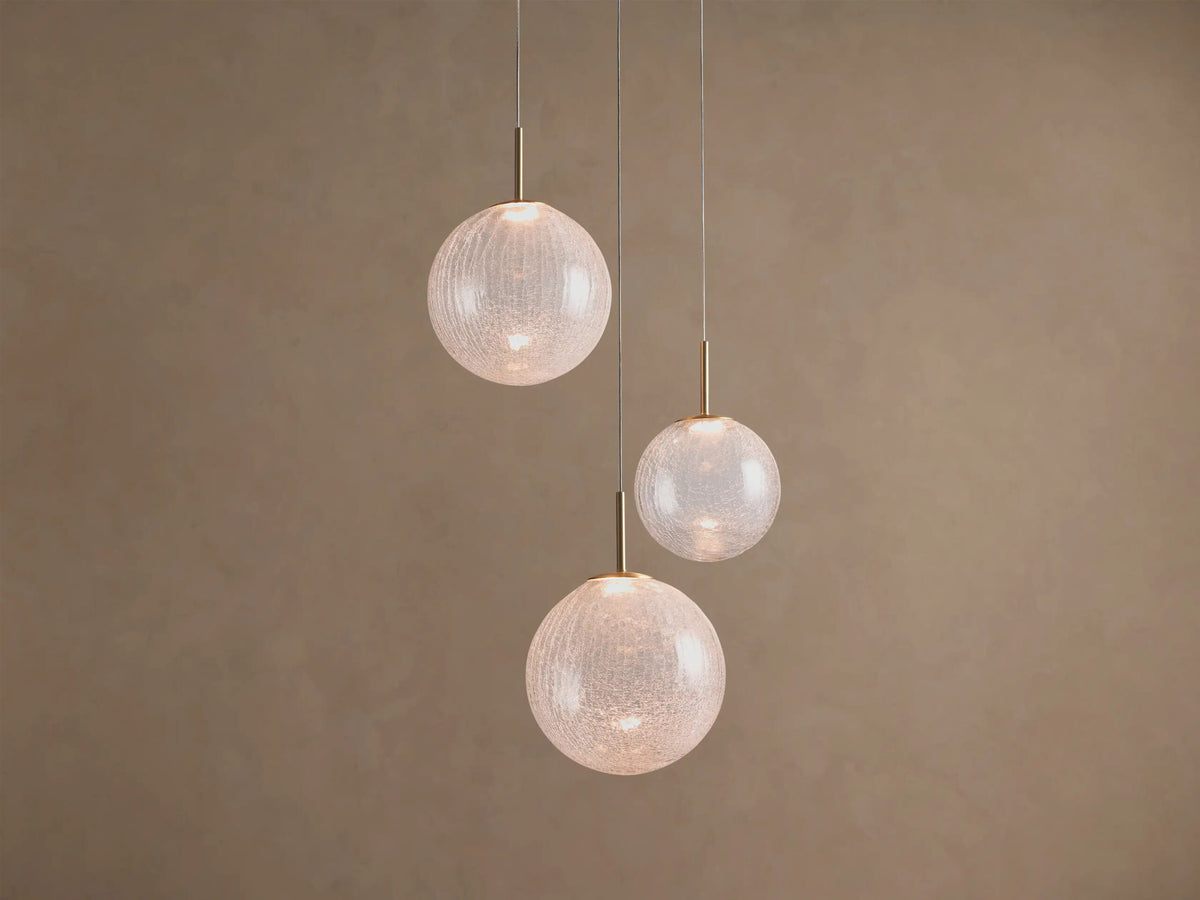 Casen Modern Glass Light Round Chandelier — product view 1