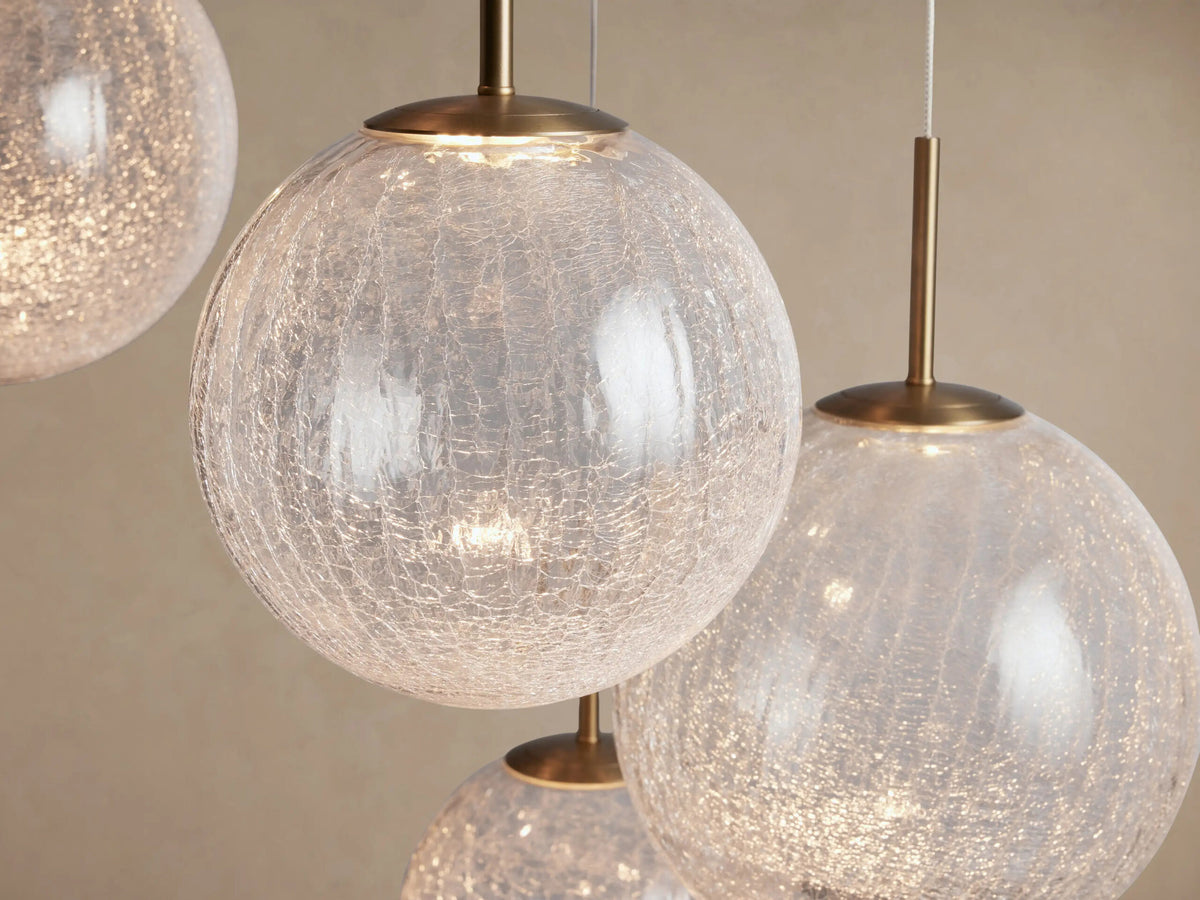 Casen Modern Glass Light Round Chandelier — product view 14
