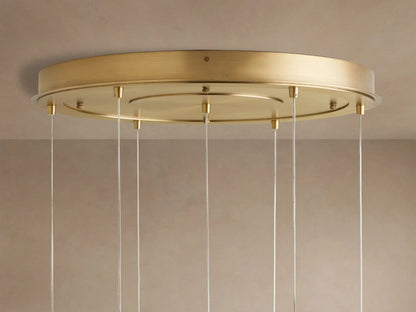 Casen Modern Glass Light Round Chandelier — product view 15