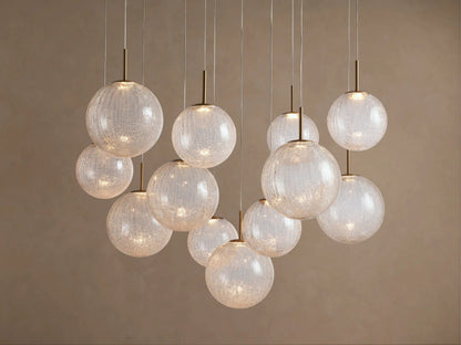 Casen Modern Glass Light Round Chandelier — product view 16