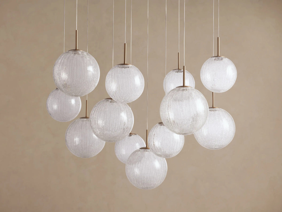 Casen Modern Glass Light Round Chandelier — product view 18