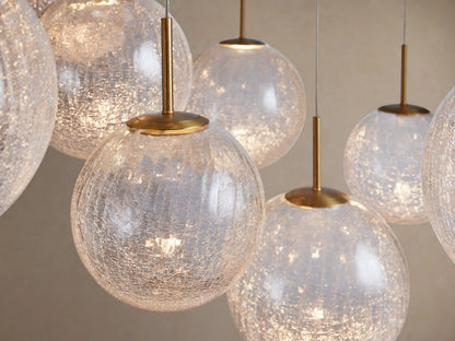 Casen Modern Glass Light Round Chandelier — product view 19