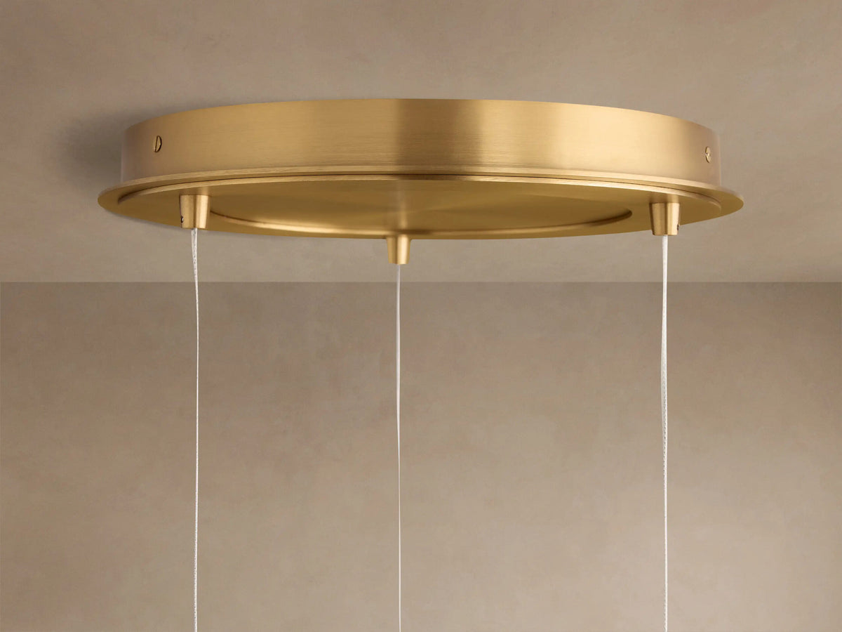 Casen Modern Glass Light Round Chandelier — product view 25