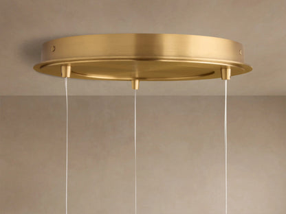 Casen Modern Glass Light Round Chandelier — product view 25