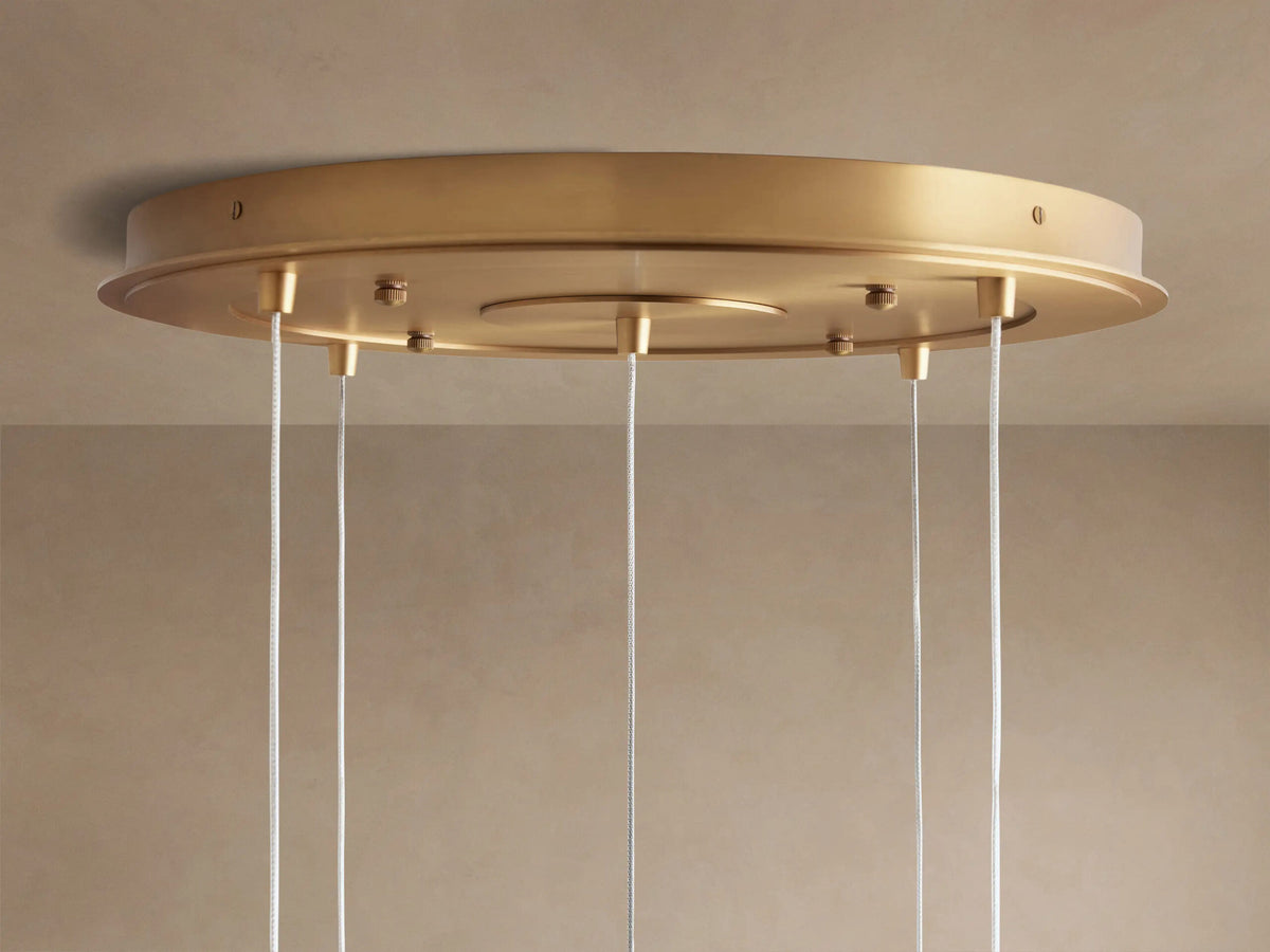 Casen Modern Glass Light Round Chandelier — product view 30