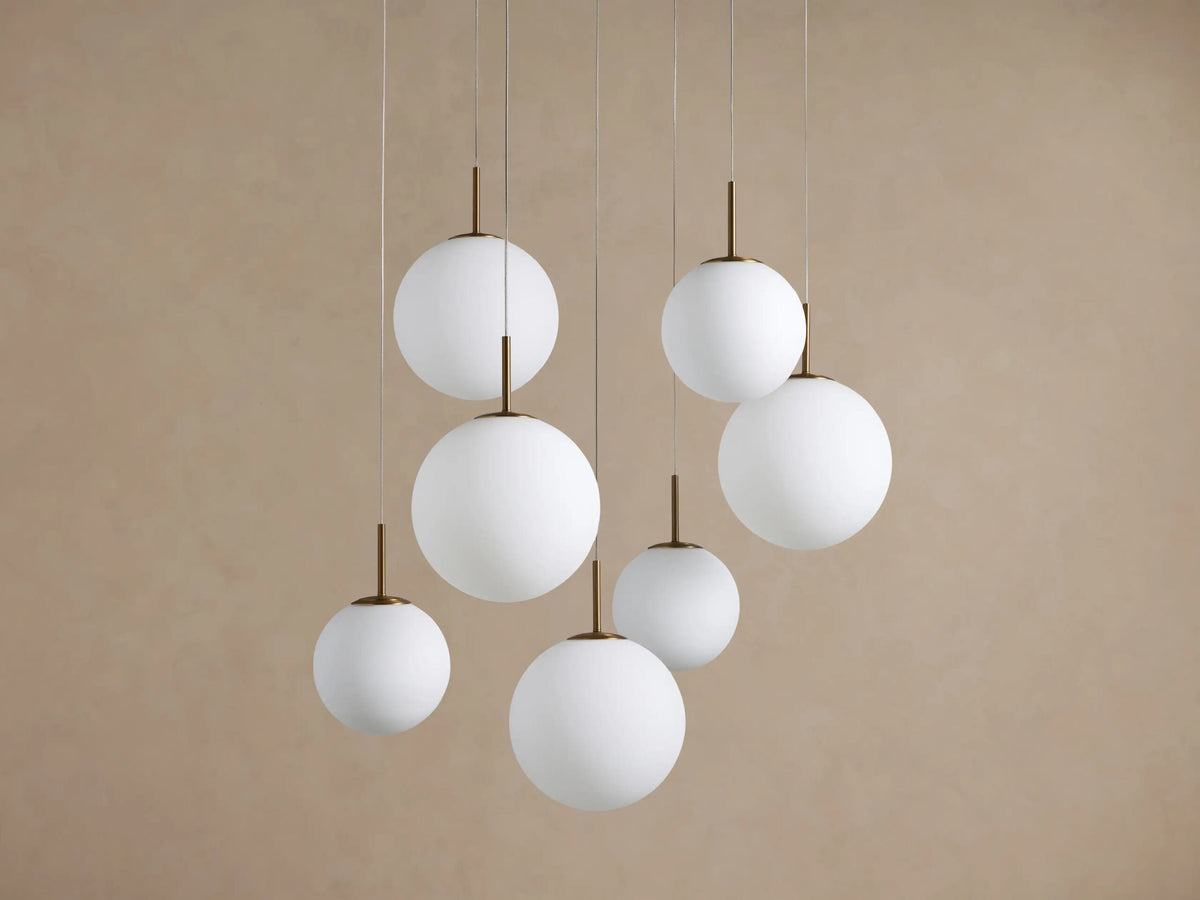 Casen Modern Glass Light Round Chandelier — product view 33