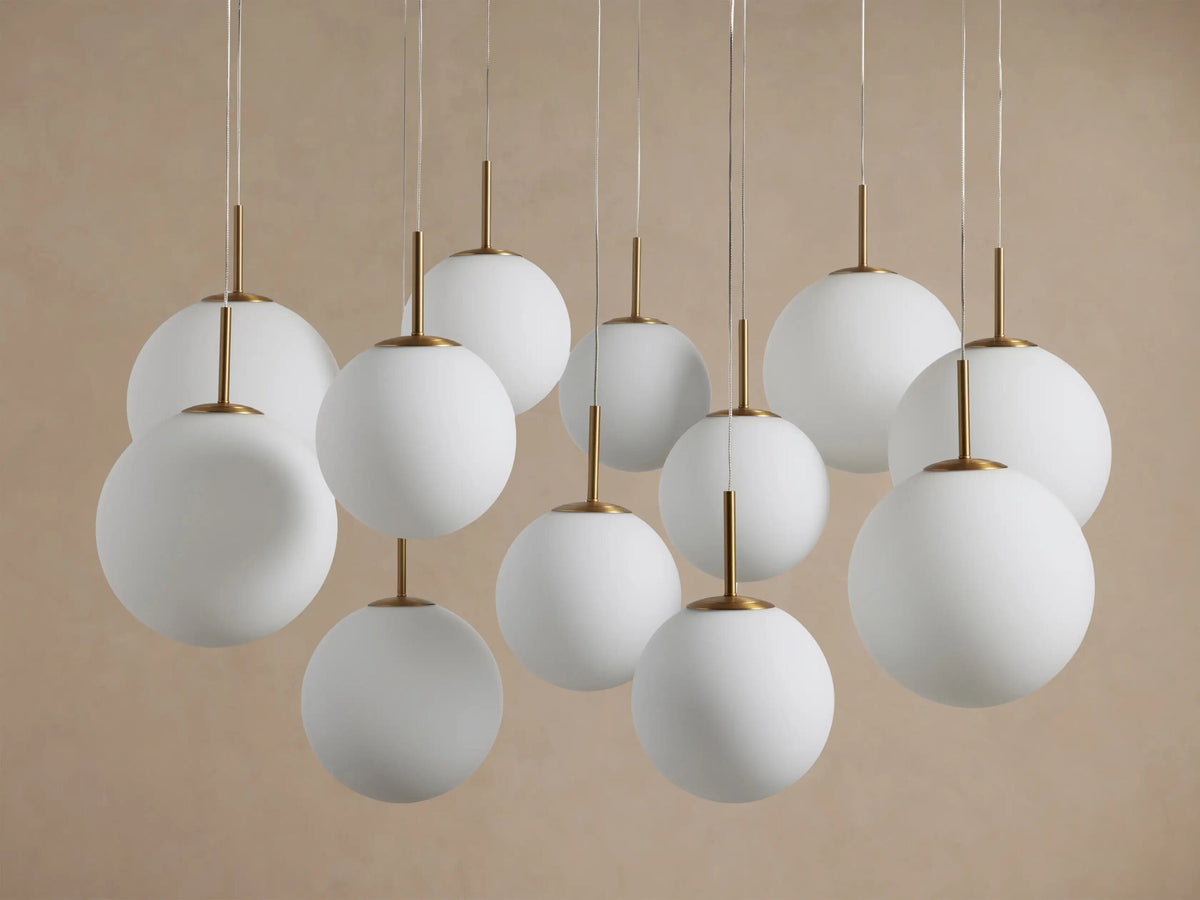 Casen Modern Glass Light Round Chandelier — product view 38